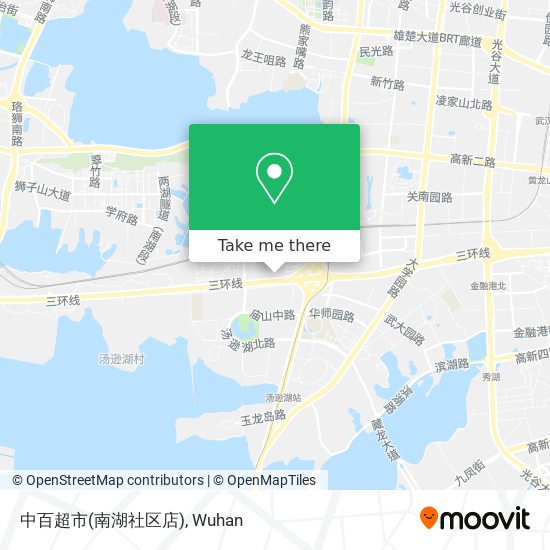 中百超市(南湖社区店) map