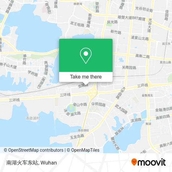 南湖火车东站 map