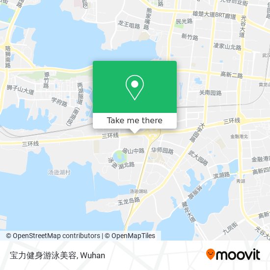宝力健身游泳美容 map