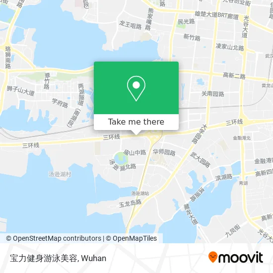 宝力健身游泳美容 map