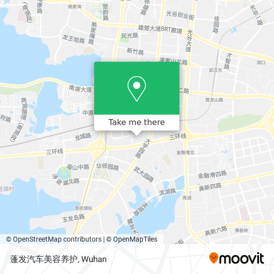 蓬发汽车美容养护 map