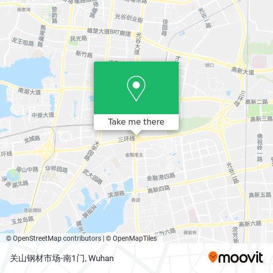 关山钢材市场-南1门 map
