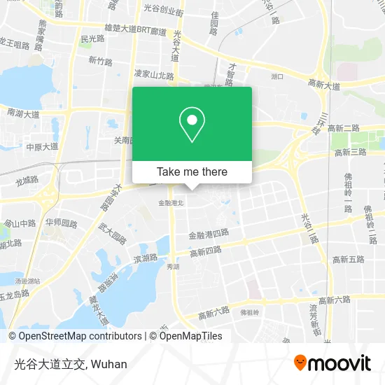 光谷大道立交 map