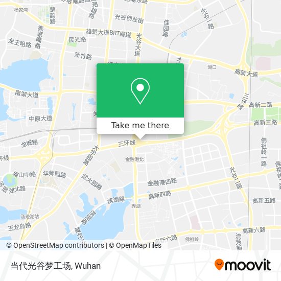 当代光谷梦工场 map