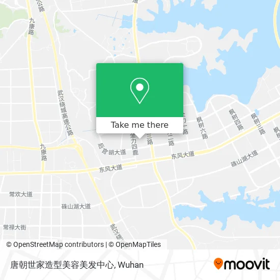 唐朝世家造型美容美发中心 map