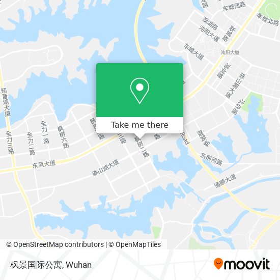 枫景国际公寓 map