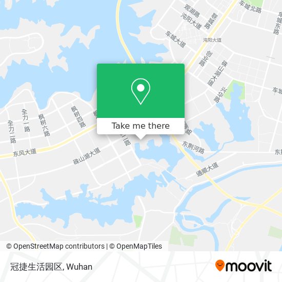 冠捷生活园区 map