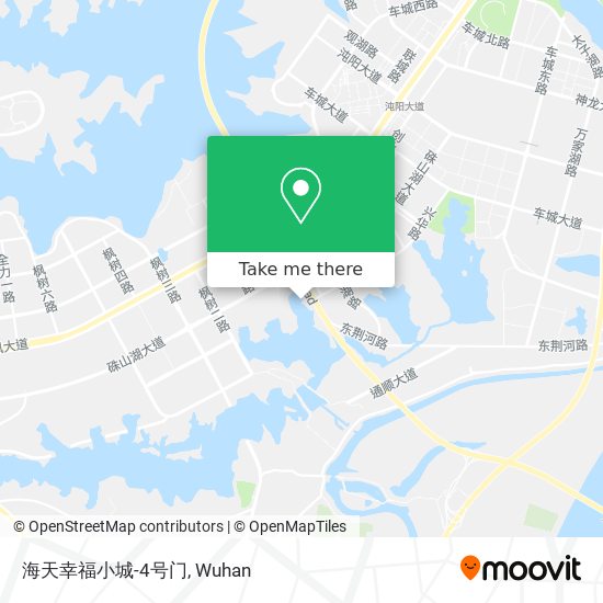 海天幸福小城-4号门 map