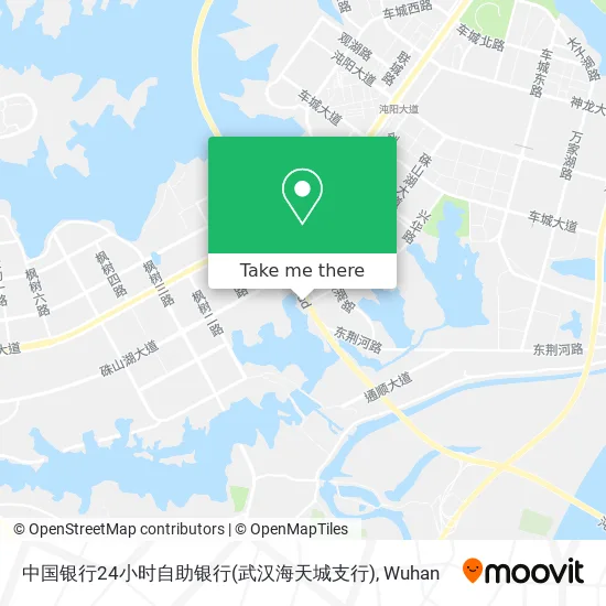 中国银行24小时自助银行(武汉海天城支行) map