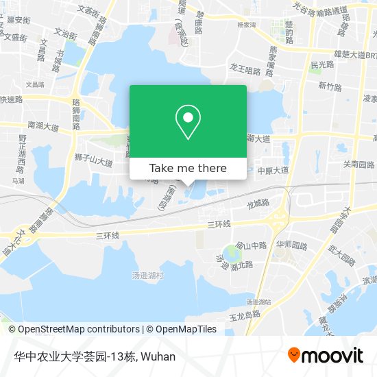 华中农业大学荟园-13栋 map