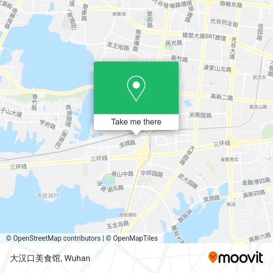 大汉口美食馆 map