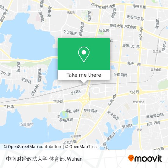 中南财经政法大学-体育部 map