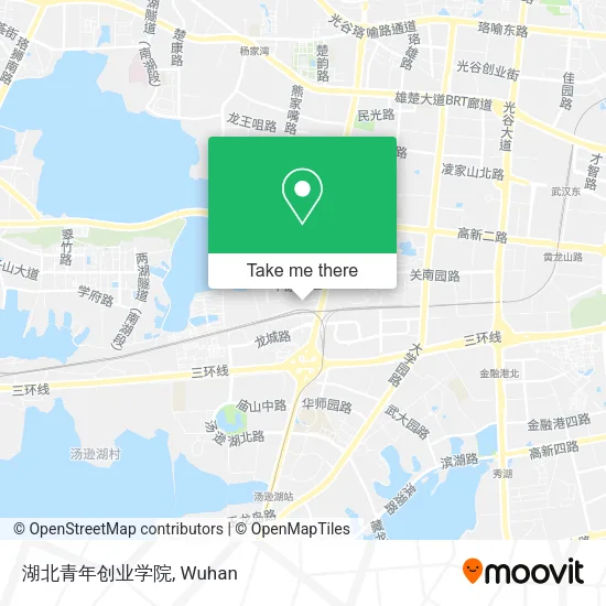 湖北青年创业学院 map