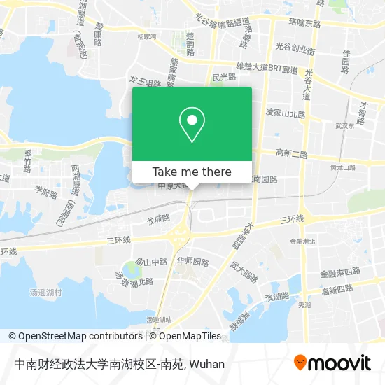 中南财经政法大学南湖校区-南苑 map