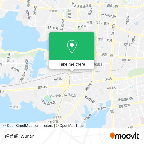 绿茵阁 map