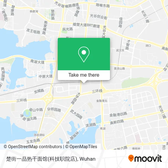 楚街一品热干面馆(科技职院店) map