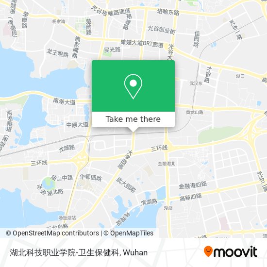 湖北科技职业学院-卫生保健科 map