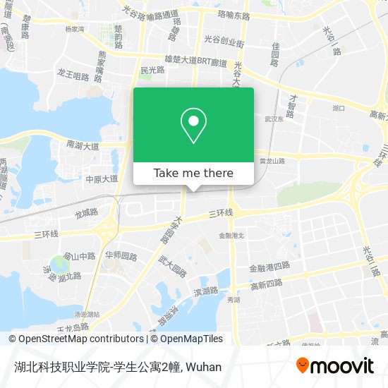 湖北科技职业学院-学生公寓2幢 map