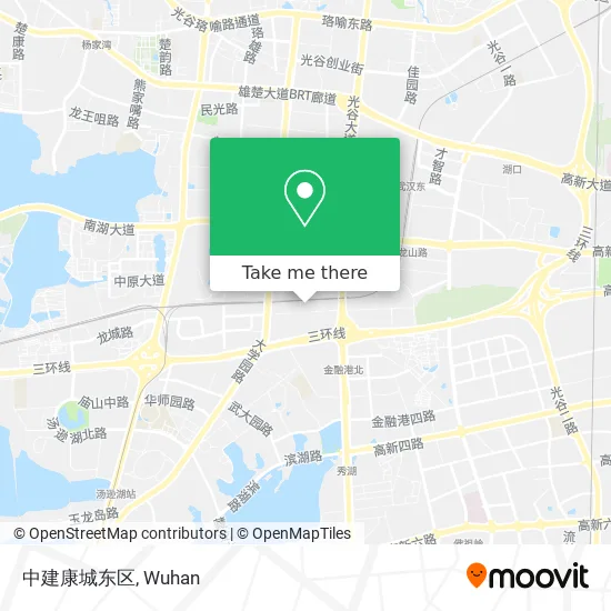 中建康城东区 map