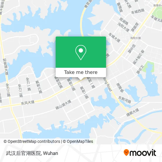 武汉后官湖医院 map
