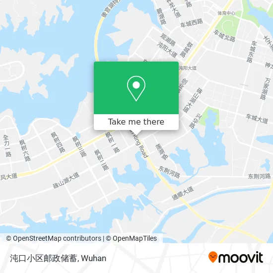 沌口小区邮政储蓄 map