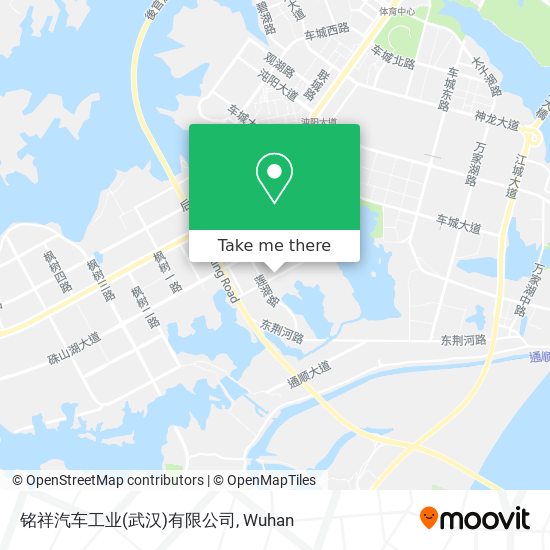 铭祥汽车工业(武汉)有限公司 map