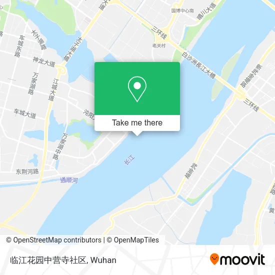 临江花园中营寺社区 map