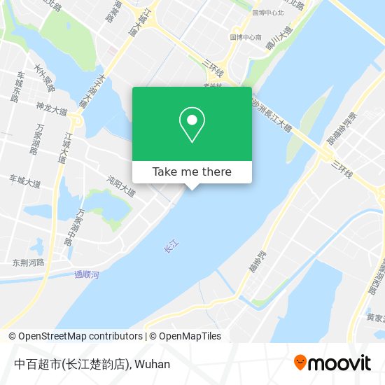 中百超市(长江楚韵店) map