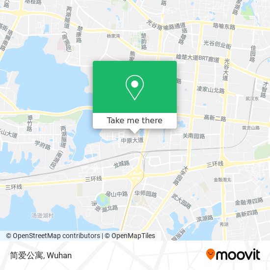 简爱公寓 map