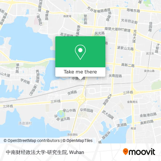 中南财经政法大学-研究生院 map