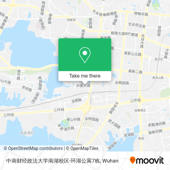 中南财经政法大学南湖校区-环湖公寓7栋 map