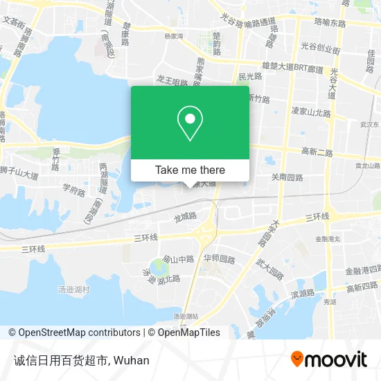 诚信日用百货超市 map