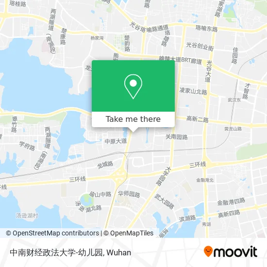 中南财经政法大学-幼儿园 map