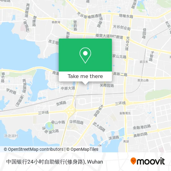 中国银行24小时自助银行(修身路) map