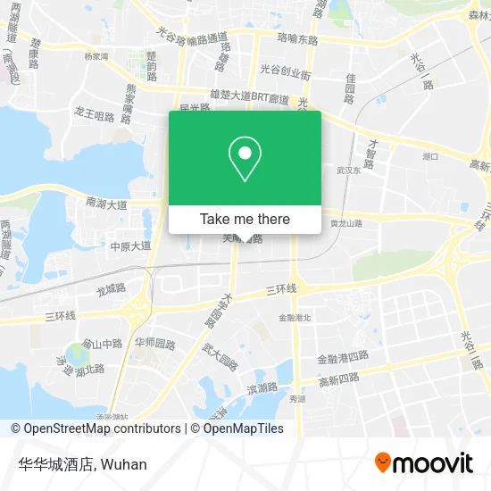 华华城酒店 map