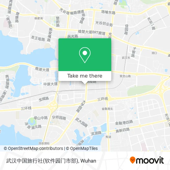 武汉中国旅行社(软件园门市部) map
