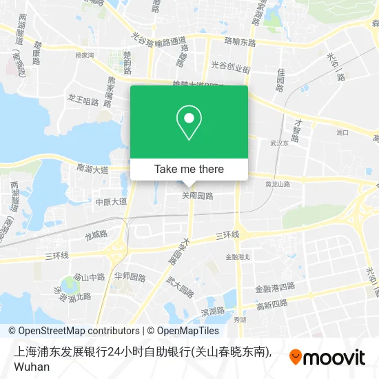 上海浦东发展银行24小时自助银行(关山春晓东南) map