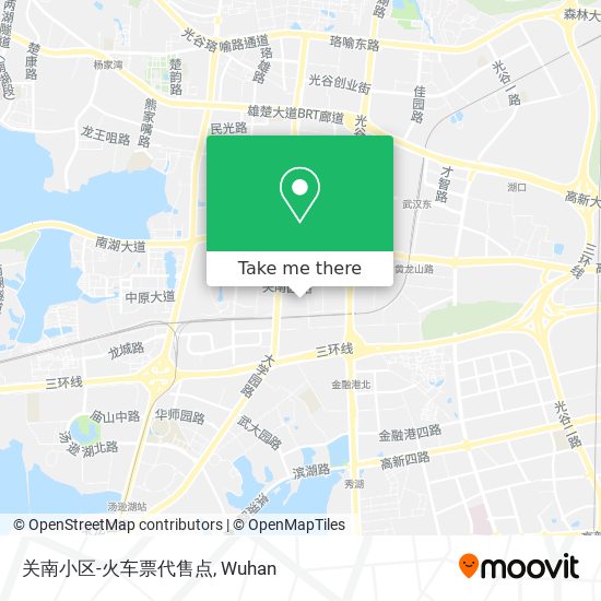 关南小区-火车票代售点 map