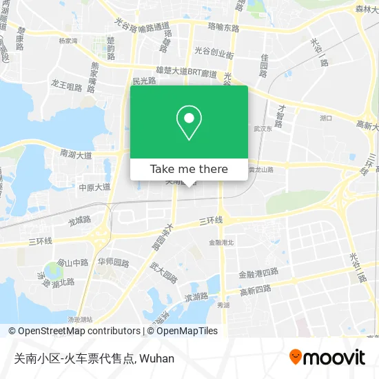 关南小区-火车票代售点 map