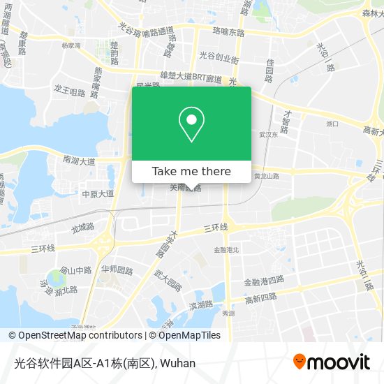 光谷软件园A区-A1栋(南区) map