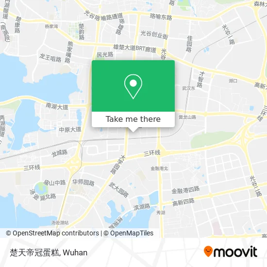 楚天帝冠蛋糕 map