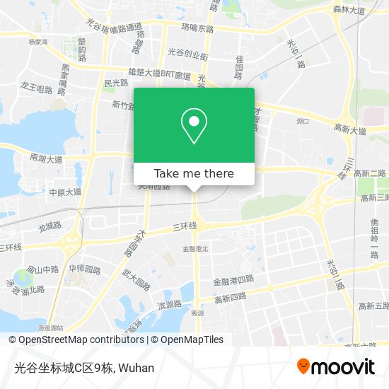 光谷坐标城C区9栋 map