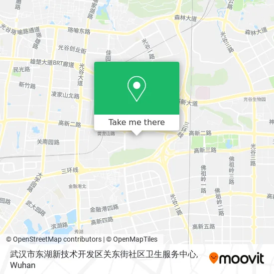 武汉市东湖新技术开发区关东街社区卫生服务中心 map