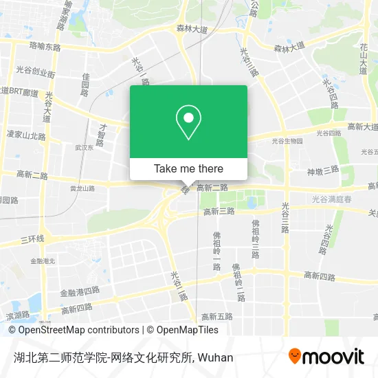 湖北第二师范学院-网络文化研究所 map