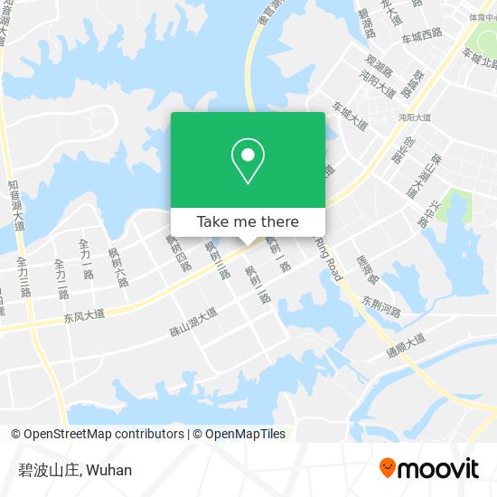 碧波山庄 map