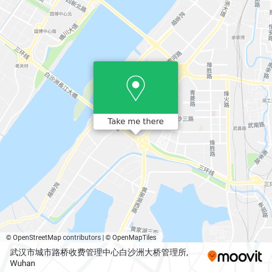 武汉市城市路桥收费管理中心白沙洲大桥管理所 map