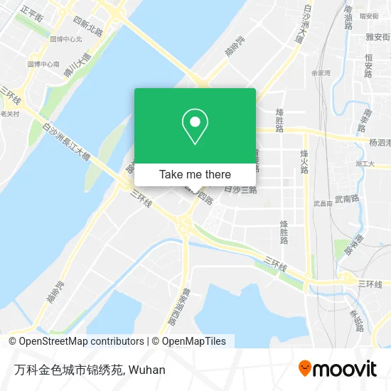 万科金色城市锦绣苑 map