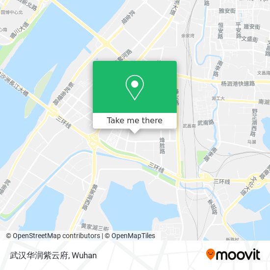 武汉华润紫云府 map