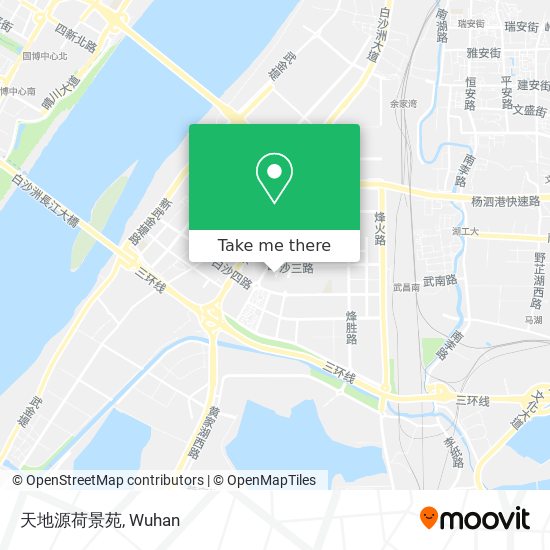 天地源荷景苑 map