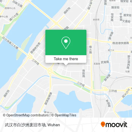 武汉市白沙洲废旧市场 map